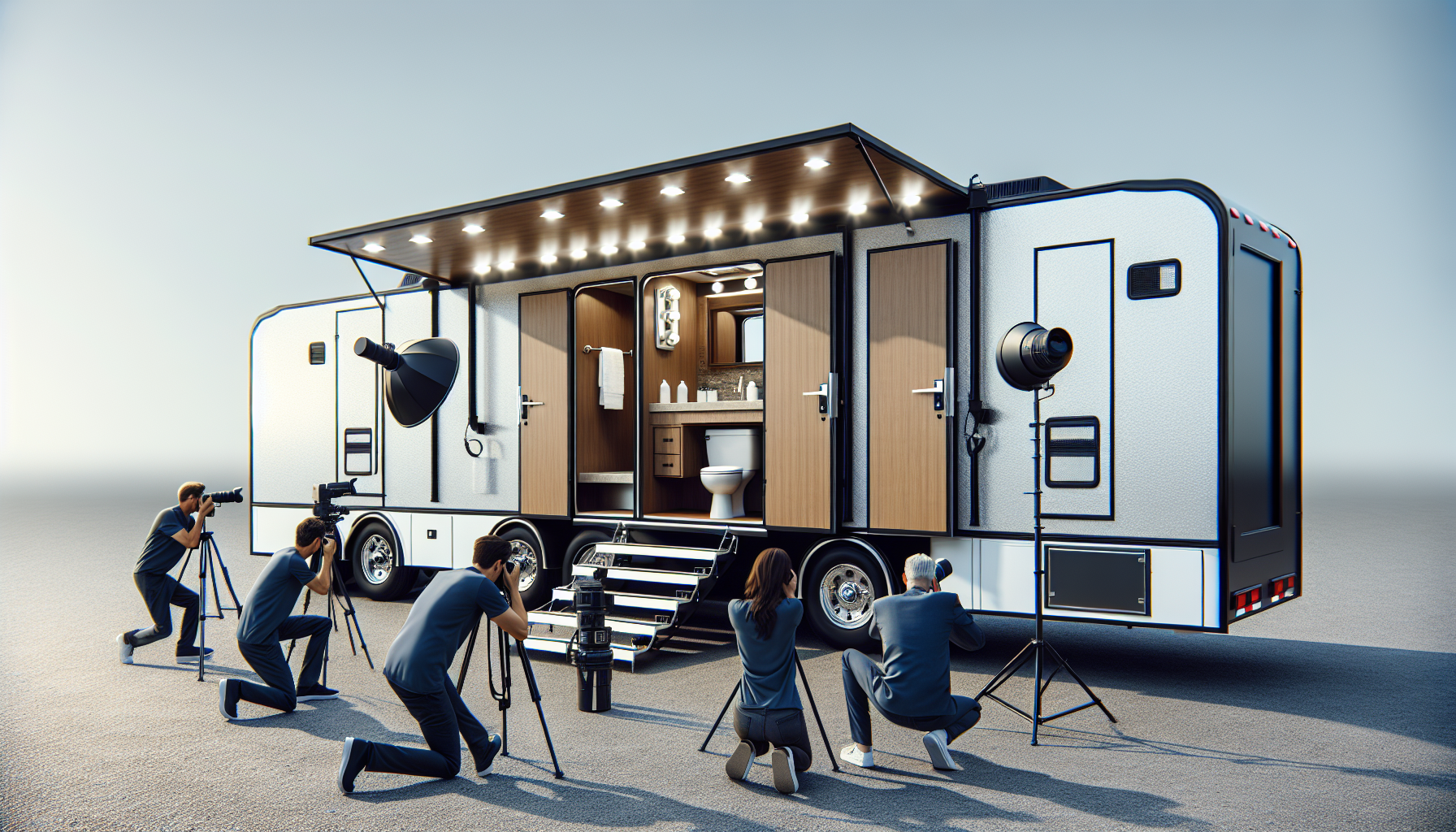 Luxury Mobile Restroom Trailers
